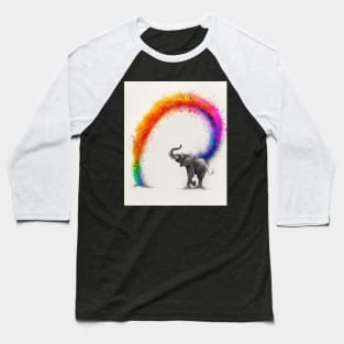 Elephant Family Dynamics Baseball T-Shirt